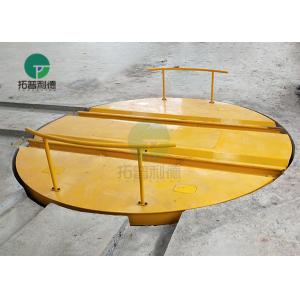 Motorized Industrial Turntable On Cross Rails For Mold Transfer Trolley