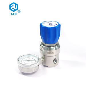 PCE 1/4" Npt Single Gauge Pressure Reducer Braided SS Wall Mounted