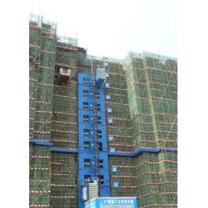 Low Wear Construction Hoist Elevator Payload Capacity 2000Kg With LED Ceiling