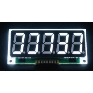 Cheap TN LCD Screen 7 Segment Display With Dark Background White Backlight SMT_HT1621 for sale