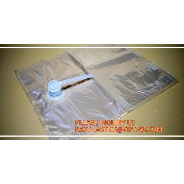 Quality Aseptic foiled packaging bag in box for wine/juice/carbonated beverage,3L Aseptic Empty Bag In Box Wine 1L 20 Liter Bag- wholesale