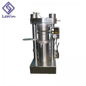 China High Capacity Small Oil Press Machine , Olive Oil Press Machine With 60Mpa on sale