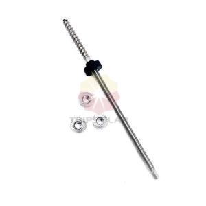 Natural Silver Double Threaded Hanger Bolts for Secure and Durable Solar Panel