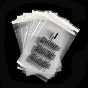 Print Logo OPP Self Adhesive Plastic Bag With Suffocation Warning