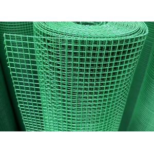 0.5mm Light Green Coated Welded Steel Wire Mesh Hole Size 6x6mm For Garden