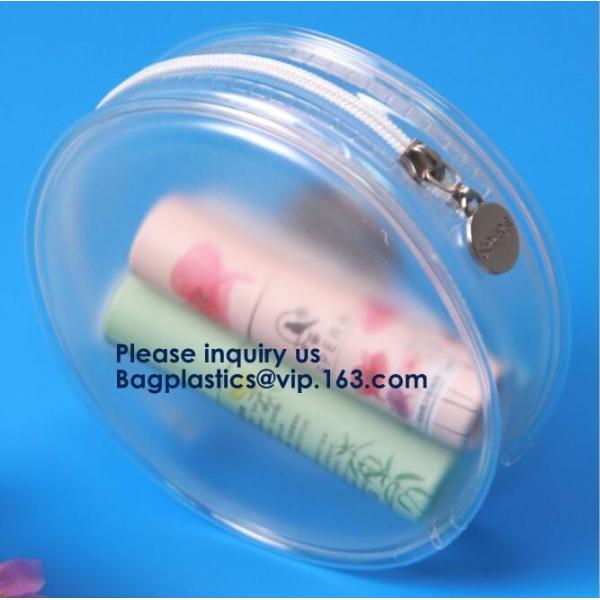 Non-Toxic Odorless Clear Transparent PVC Slider Zipper Bag With Custom Logo