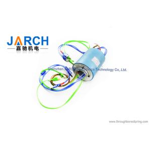 2 ~ 24 Circuits Signal USB Ethernet slip ring Anti - jamming Aluminium Alloy