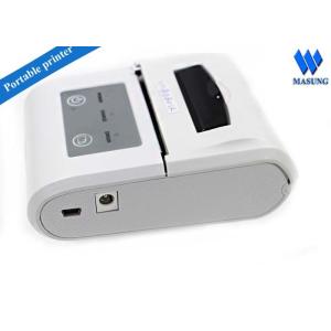 Orange USB Portable Thermal Windows Tablet Printer Easy Paper Loading