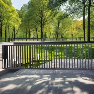 4ft Aluminium Fence Rails Systems For Balustrades Handrails OEM