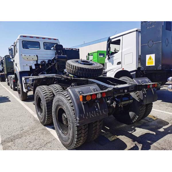 Best Beiben Tractor Truck Euro3 EGR 380hp 6x6 Prime Mover And Trailer With Long Service Life