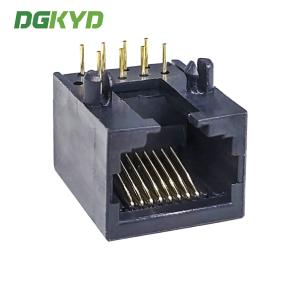 DGKYD56221118IWA1DY4 Single Cell RJ45 10P8C Light Free All Plastic Mesh Socket