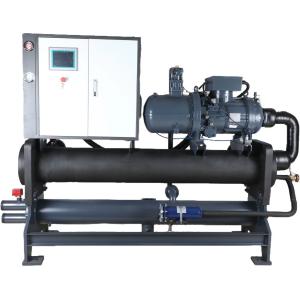 Cheap accuracy Industrial Chiller with Semi Hermeic Screw Compressor Type and 172KW Cooling Capacity for sale