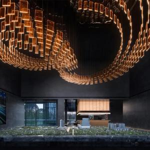 110-240V Hotel Lobby Chandelier Modern Crystal Big Chandelier