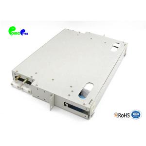 12F SC ODF Patch Panel Cold Rolled Steel Gray Material With Splice Tray Unit