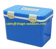 Quality Portable 12 Liter Blue Plastic Ice Cooler Box wholesale
