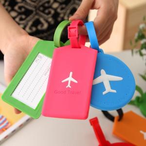 Custom pvc luggage tag for travel suitcase