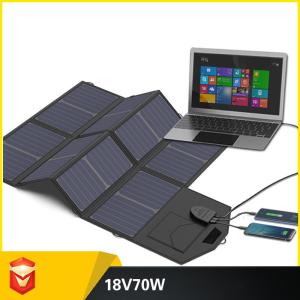 Portable Travel Solar PV Panel Blanket Camping 300Watts Folding 18VDC 3A