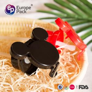 Wholesale mickey shape child resistance cap plastic water bottle caps with straw