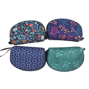 Cheap Mini Shell Zippered Cosmetic Bag Personalized Full Heat Transfer Printing for sale