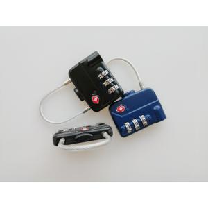 China Easy Operate TSA Cable Luggage Lock , Zinc Alloy 3 Digit Combination Lock on sale