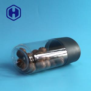 Empty Almond Nuts Biscuits Oval Plastic PET Jar Stackable 716ml