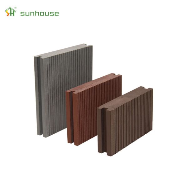 Modern Style Durable WPC Decking UV Resistant Composite Decking for Outdoor