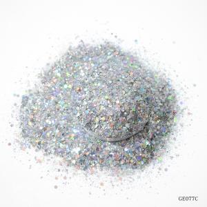 Bulk Laser PET Hexagonal Plastic Glitter Mixed Black Multicolor Powder