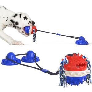 China Tug Of War Interactive Pet Toys Teeth Cleaning Dog Chew Toy ODM Bite Resistant on sale