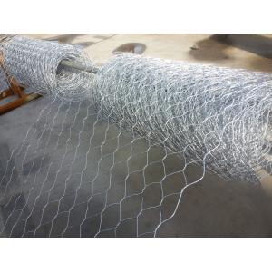 Woven Stone Filled Galvanized Gabion Boxes Basket 8x10cm Hexagonal Hole