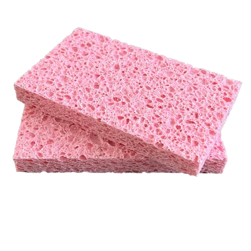 Biodegradable Cellulose Sponge Scourer for Kitchen Cleaning