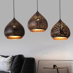 Modern Iron Art Drop light Energy Saving Light Decoration Moroccan Hanging