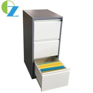 China Assembled 3 Layer Steel Office Vertical File Cabinet Metal Drawer Units on sale