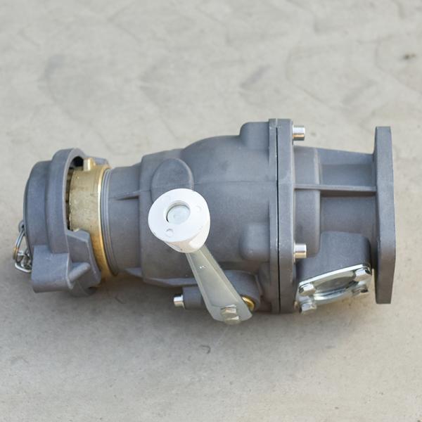 4 Inch Italian Oil Discharge Valve for Loading Oil Trucks Made of Aluminum Alloy