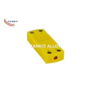 Custom RTD Solid Pin DIN E Type Thermocouple Plugs