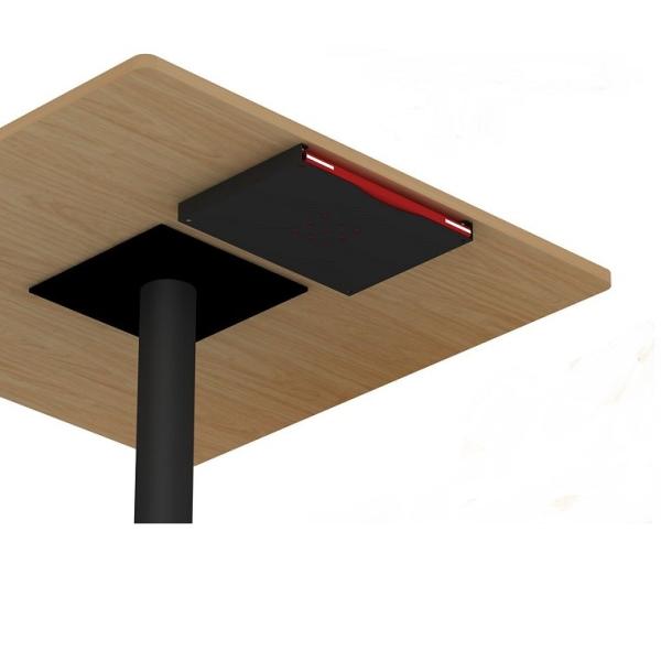 Quality Silver Home Office Menu Storage Holder with Under Table Hidden Drawer Desk Organiser wholesale