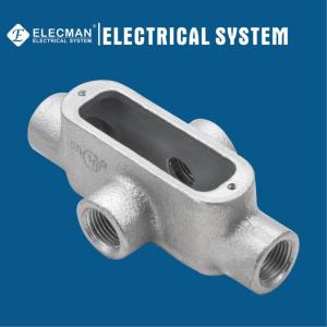 Malleable Iron Threaded IMC Rigid Form 5 Conduit Bodies X Type 1/2" - 4"