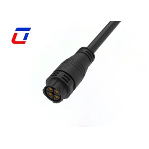 Waterproof Electrical 500V M25 4 Pin Waterproof Push Lock Connectors