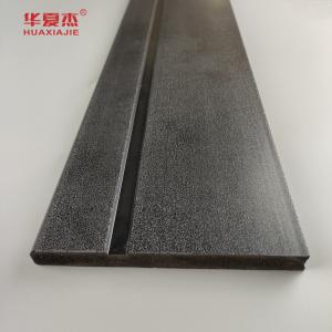 China Wholesale Black Pvc Skirting Basing Moisture Proof Vinyl Baseboard Decoration Material on sale