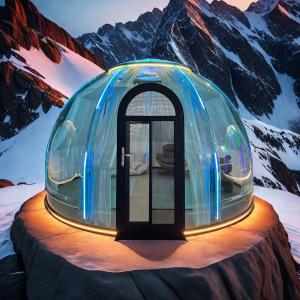 Outdoor Full 360°Transparency Bubble Tent Clear Igloo Best Geodesic Bubble Dome