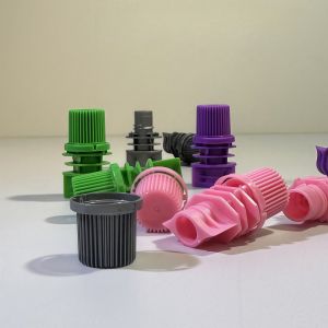 8.6mm Inner-Dia PE Plastic Screw Cap Portable and Durable Spout Lids for Spouted