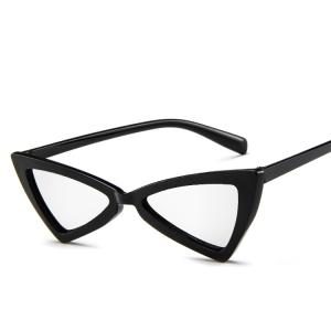 Triangle UV400 Vintage Women Retro Cat Eye Sunglasses