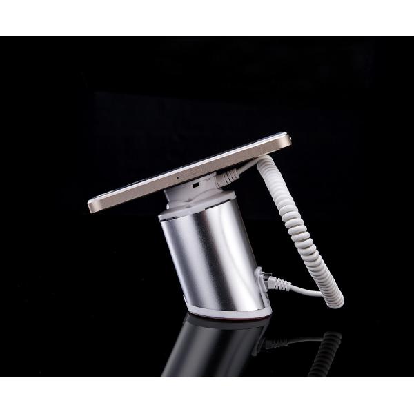 COMER anti theft security mobile alarm stands with charging function and alarm