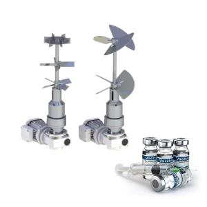 High Torque Magnetic Stirrer For Explosive Media ATEX Certified With Hastelloy Blades And CIP-Ready Sanitary Design