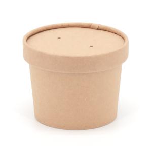 Custom Printing Paper Ice Cream Dessert Cup With Lid