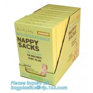 Biodegradable Compostable Scented High Quality HDPE Plastic Baby Nappy Sacks
