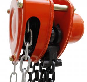 Cheap Red 5 Ton Manual Chain Block , Stainless Steel Hand Chain Hoist for sale