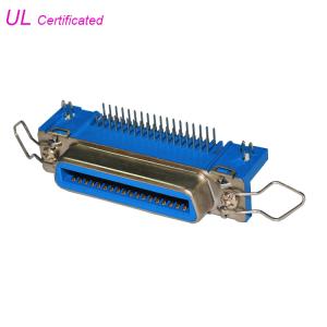 China 36Pin 2.16mm pitch Centronic Right Angle Female PCB Connector with spring latch on sale