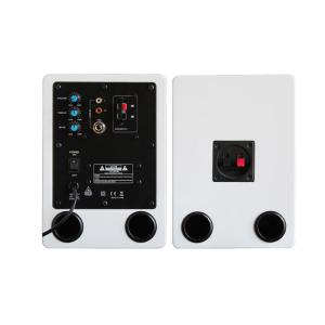 E404 Active Studio Monitor 15Wx2 Wooden Bookshelf Speakers