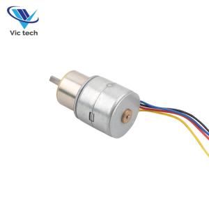 20mm 12v Dc Micro Geared Stepper Motor Forhigh Precision 2 Phase 4 Wire Mini