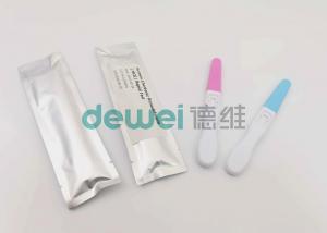 China CE HCG LH Urine Rapid Test Kit For Pregnancy Test Women Hormone Check on sale